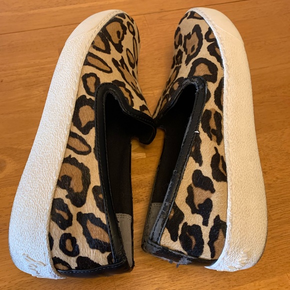 Sam Edelman slip on Becker leopard shoes. Genuine calf hair. - Picture 8 of 9